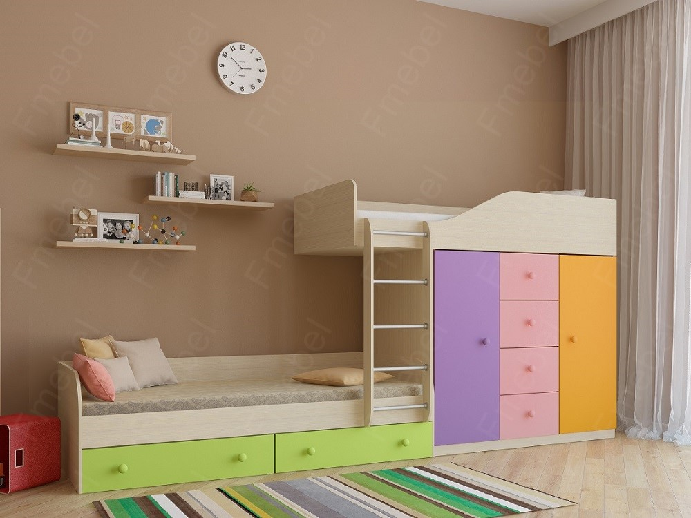 Двухъярусная кровать Хьюстон Fmebel 