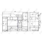 Двоярусне ліжко Міннеаполіс Fmebel