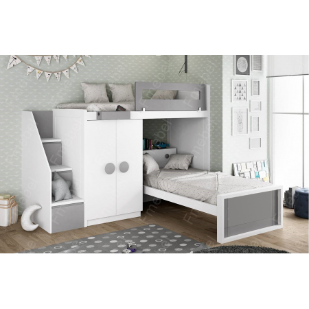 Двухъярусная кровать Огайо Fmebel 80x190