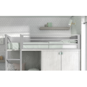 Двухъярусная кровать со шкафом Акапулько Fmebel 90x200