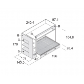 Двухъярусная кровать Аргентина Fmebel 90x200