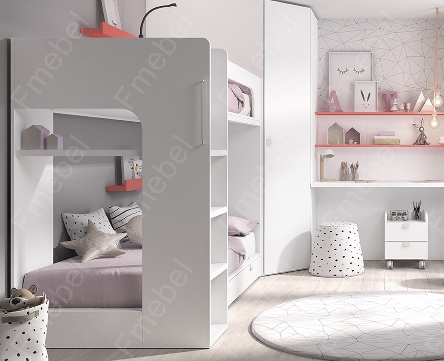 Двухъярусная кровать Венесуэла Fmebel 90x200