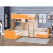 Двухъярусная трехместная кровать Луксор Fmebel 80x190