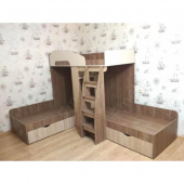 Двухъярусная трехместная кровать Луксор Fmebel 80x190