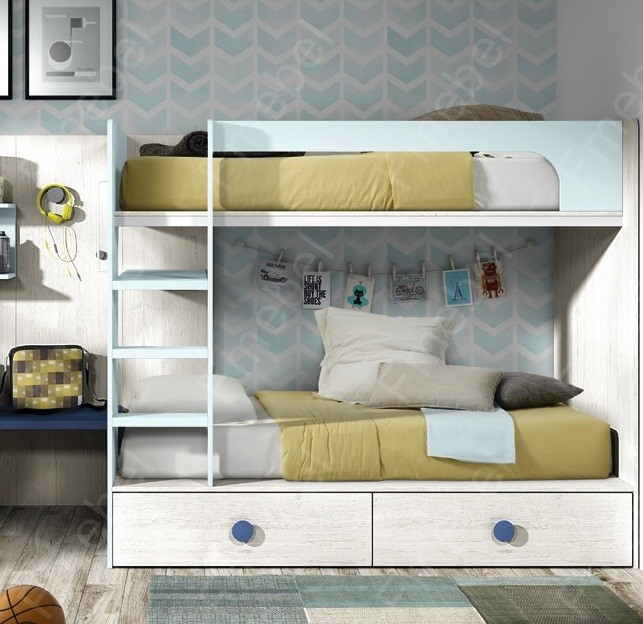 Двухъярусная кровать Эфиопия Fmebel 90x200