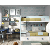Двухъярусная кровать Эфиопия Fmebel 90x200