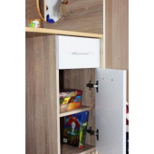 Кровать-чердак со столом Инсбрук Fmebel