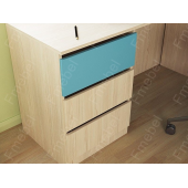 Кровать-чердак со столом Юрмала Fmebel 
