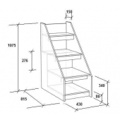 Кровать-чердак Рим Fmebel 80х180