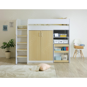 Кровать-чердак со столом Дакота Fmebel 80х190