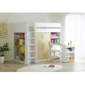 Кровать-чердак со столом Дакота Fmebel 80х190