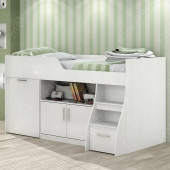Кровать-чердак со столом Мичиган Fmebel 80х190