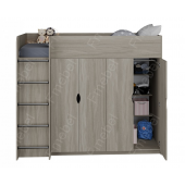Кровать-чердак со шкафом Вермонт Fmebel 90x200
