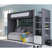 Кровать-чердак с местом под диван Коннектикут Fmebel 80x190