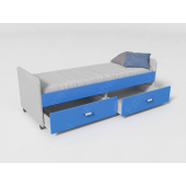 Кровать-чердак со столом Дортмунд Fmebel 70x190