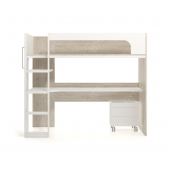 Кровать-чердак со столом Касабланка Fmebel 90x200