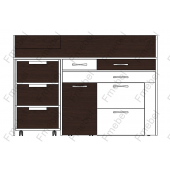 Кровать-чердак Франкфурт Fmebel 70х160