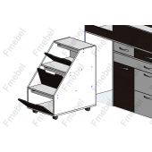 Кровать-чердак Франкфурт Fmebel 70х160