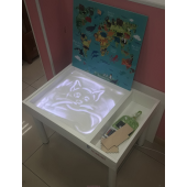 Световой игровой столик Fmebel EK 700 Белый