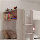 Двоярусне ліжко з шафою Анталія Fmebel 90x200