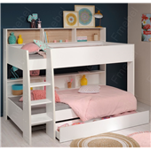 Двухъярусная кровать с полками Толедо Fmebel 90x200