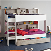 Двухъярусная кровать с полками Толедо Fmebel 90x200