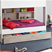 Двухъярусная кровать с полками Толедо Fmebel 90x200