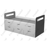 Кровать с дополнительным спальным местом Спрингфилд Fmebel 90x190
