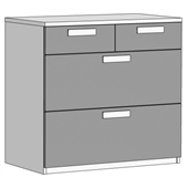 Комод із 4 ящиками (схема) 2 Fmebel