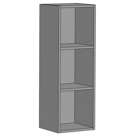 Полка открытая вертикальная на 3 секции (схема) Fmebel элит
