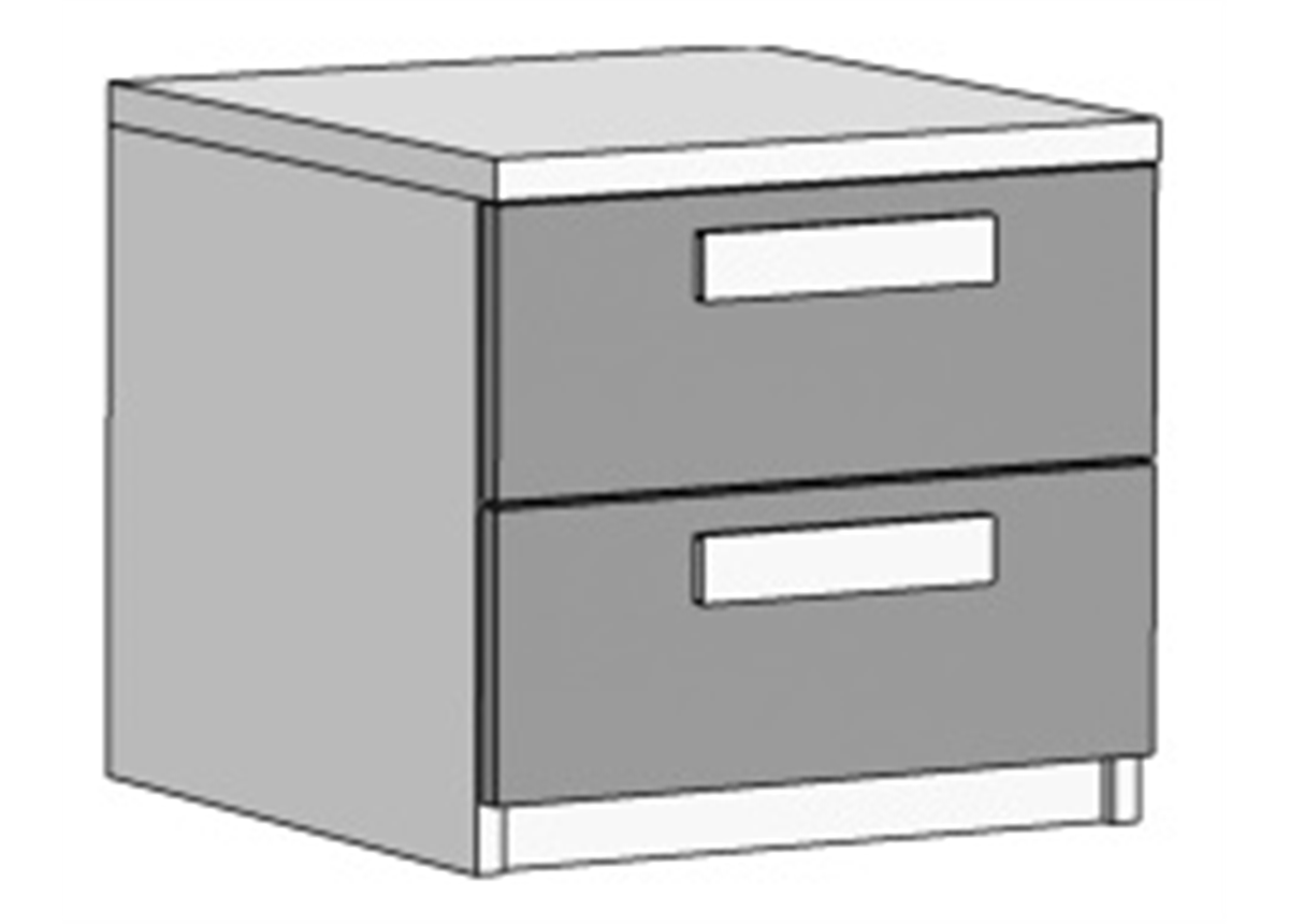 Тумба з 2 ящиками (схема) Fmebel еліт