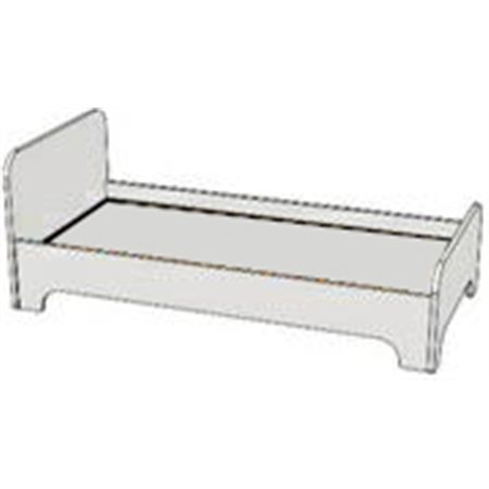 Кровать классическая (схема) 120 Fmebel элит
