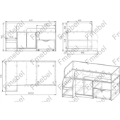 Ліжко-горище Лейпциг Fmebel 80х160