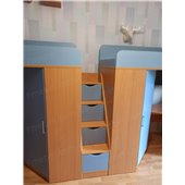 Кровать-чердак Рим Fmebel 80х180