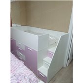 Кровать-чердак со шкафом Висконсин-2 Fmebel