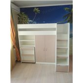 Кровать-чердак со столом Дакота Fmebel 80х190