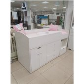Ліжко-горище зі столом Вайомінг Fmebel 80х190