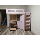 Кровать-чердак со столом Токио Fmebel 