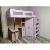 Кровать-чердак со столом Токио Fmebel 