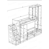 Двоярусне ліжко Канни Fmebel