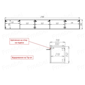 Стінка під ТВ 1 м.п. Інесіс