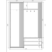 Прихожая Комбо левая
