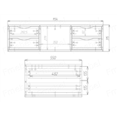 Ліжко-диванчик Медісон Fmebel 80x190