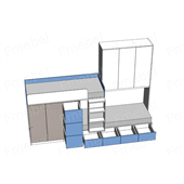Двухъярусная кровать Берлингтон Fmebel