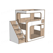 Двухъярусная кровать Наура-2 Fmebel