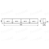 Двоярусне ліжко Басселтон-2 Fmebel