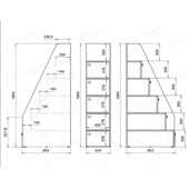 Двоярусне ліжко Басселтон-2 Fmebel