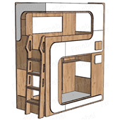 Двухъярусная кровать Наура Fmebel