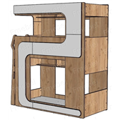 Двухъярусная кровать Наура Fmebel