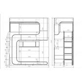 Двухъярусная кровать Наура Fmebel